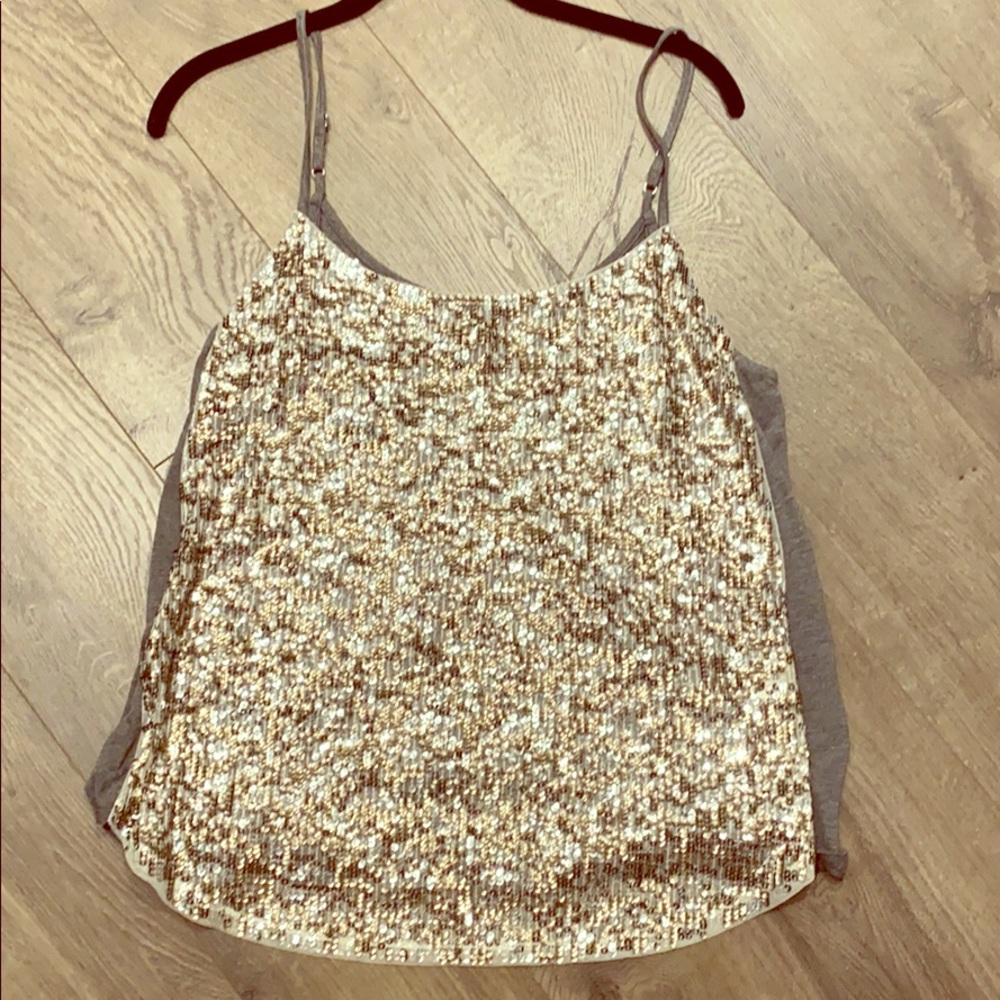 Jcrew sequin tank